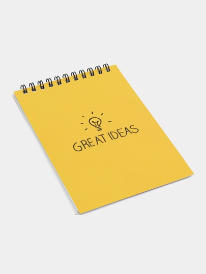 Блокнот Great Ideas, А6, 60 листов — СИГНУМ-P10AF94-СИНИЙ