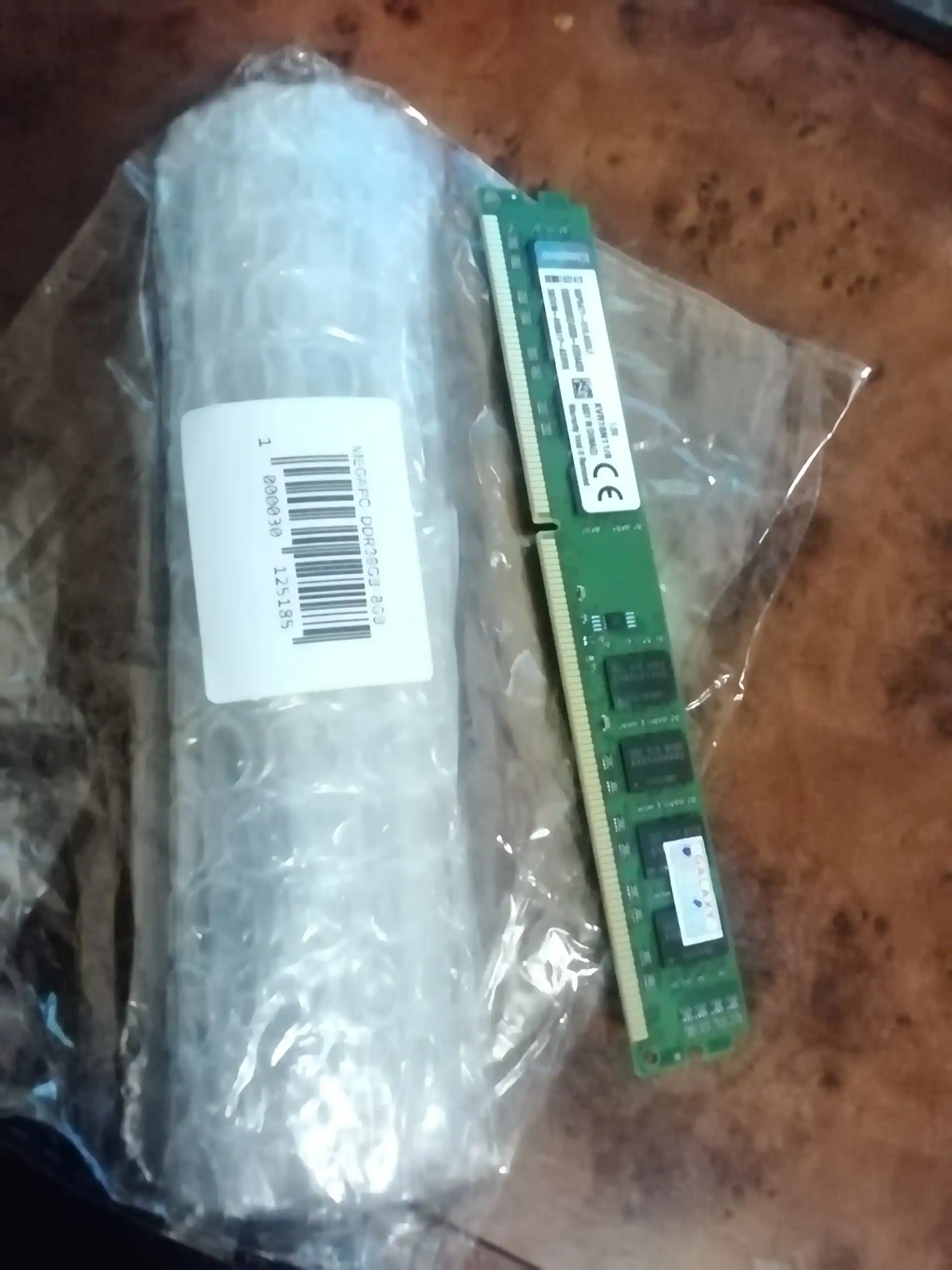 Operativ xotira Kingston DIMM DDR3 1600Mhz 8GB PC3-12800U past profillik OEM