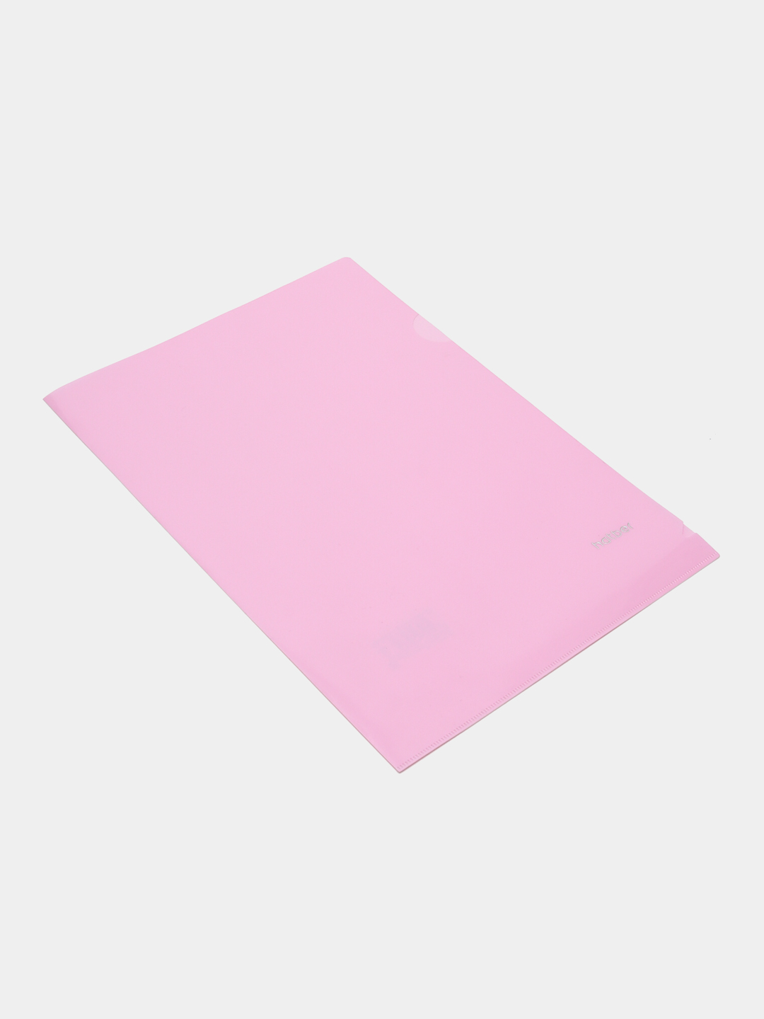 Hatber Newtone Pastel Pion burchak jildi, plastik, A4 format, 180 mkm, shaffof emas - 