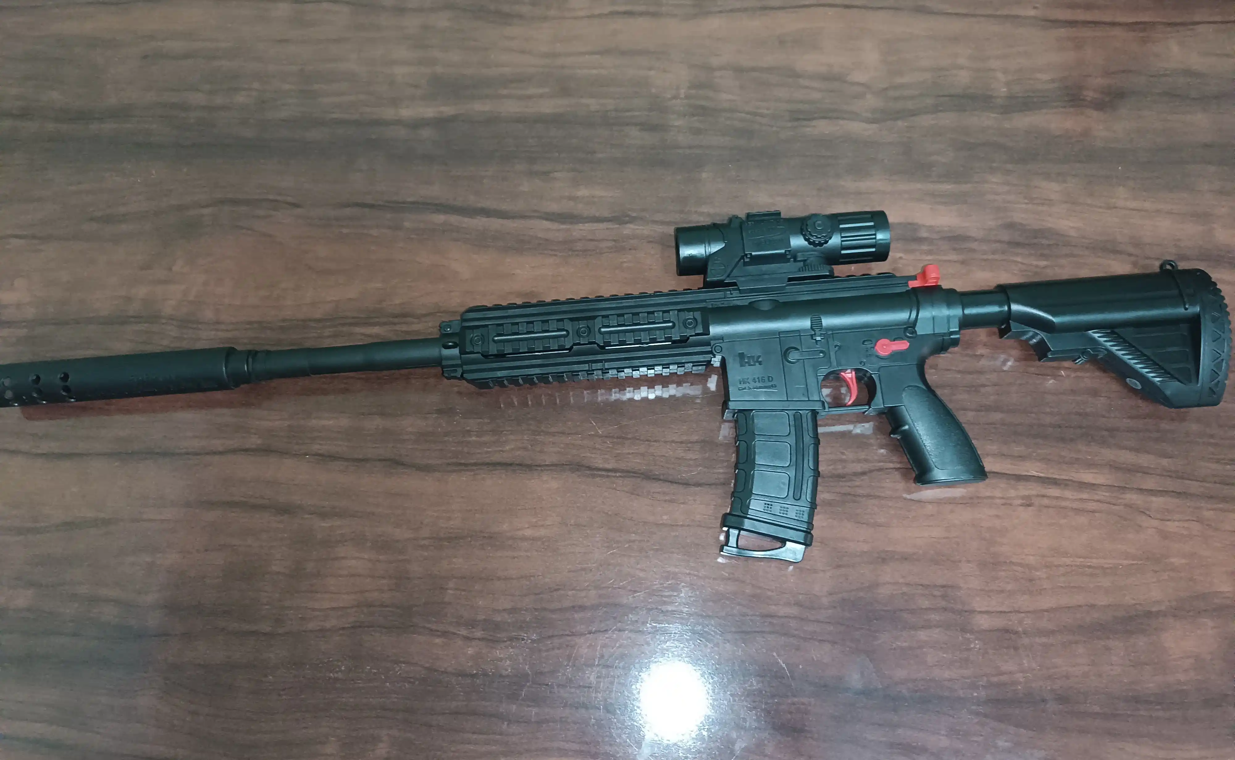 Автомат игрушечный US Army М416, пневматический, детский, с пульками orbeez