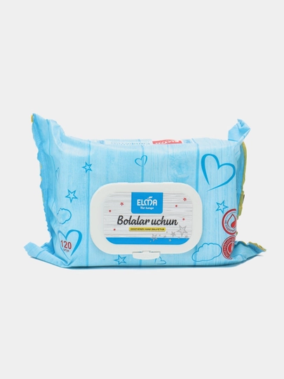 Влажные салфетки Elma детские Econom/Baby Lux, 120 шт