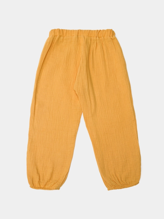 O'g'il va qizlar uchun muslin pijama to'plami