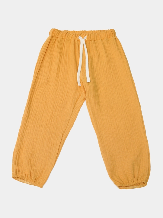 O'g'il va qizlar uchun muslin pijama to'plami