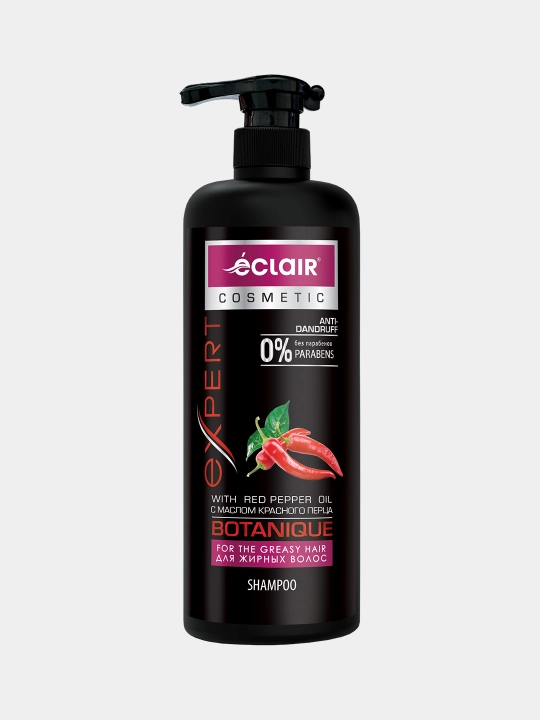 Shampun Expert BOTANIQUE, yog'li sochlar uchun"Qalampir", 900 ml - 