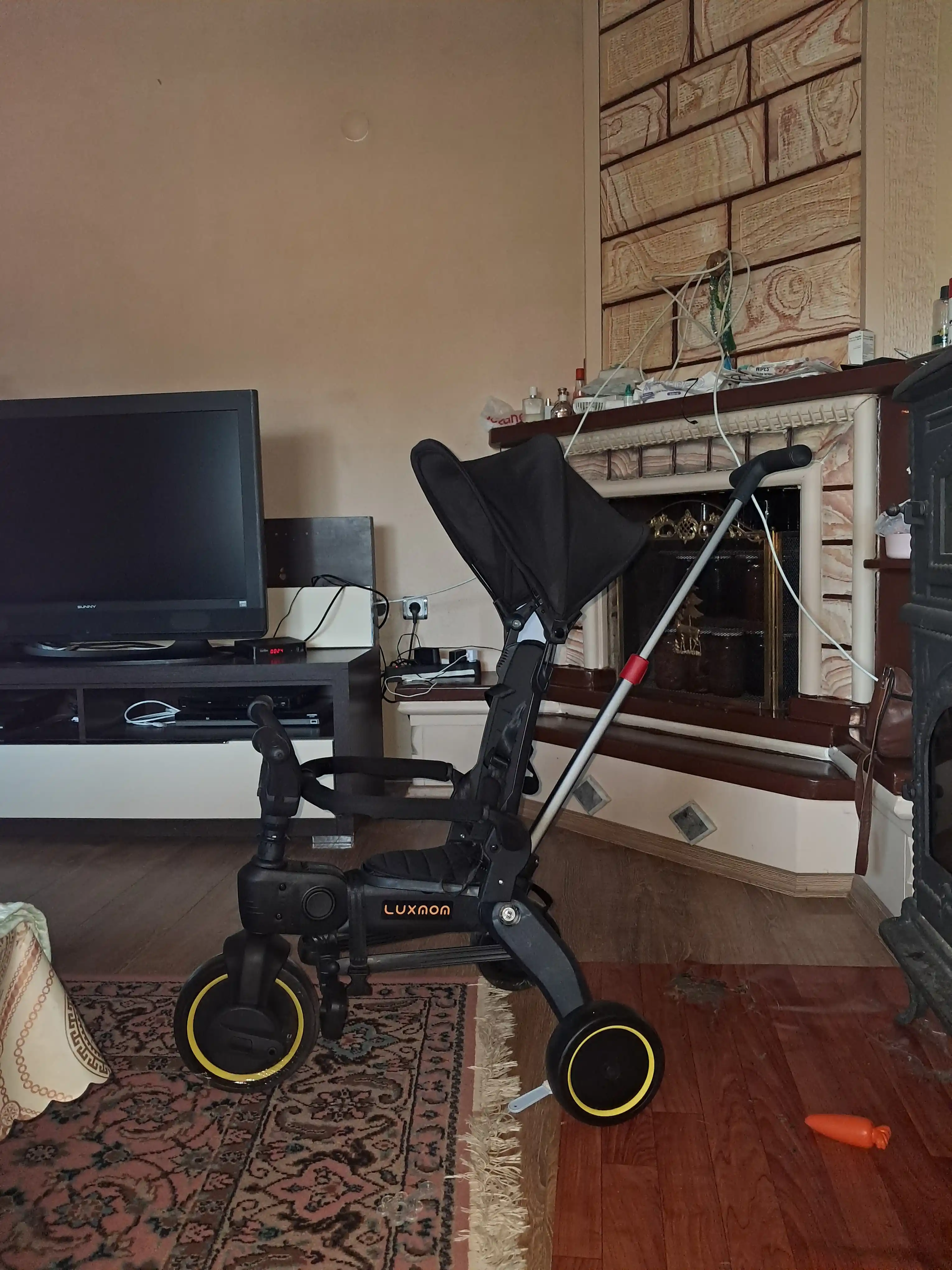 Bolalar velosiped aravachasi Luxmom S7, bolalar kolyaskasi, bolalar velosipedlari