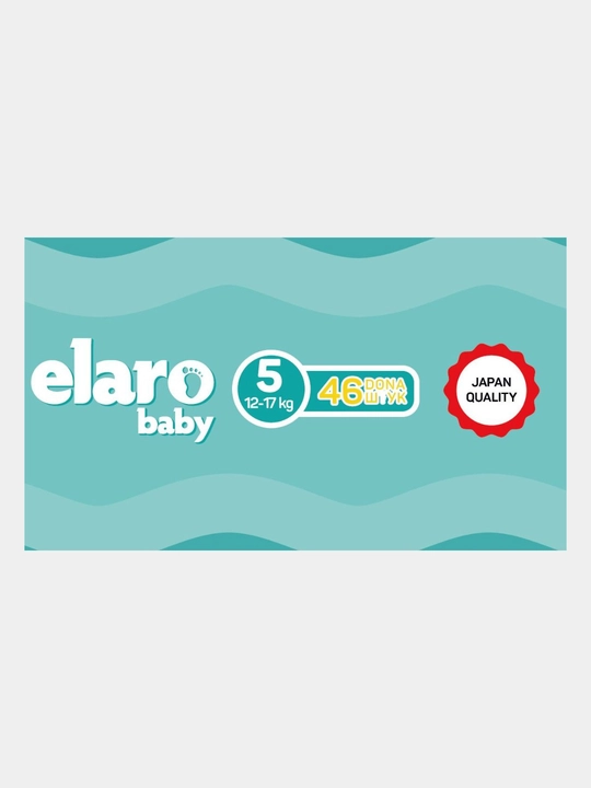 Bolalar tagliklari Elaro 5 Junior, 12-17 kg, 46 dona