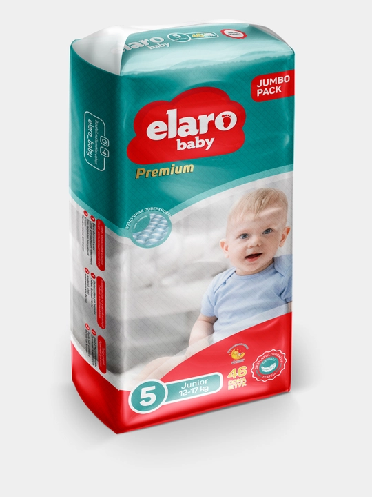 Bolalar tagliklari Elaro 5 Junior, 12-17 kg, 46 dona