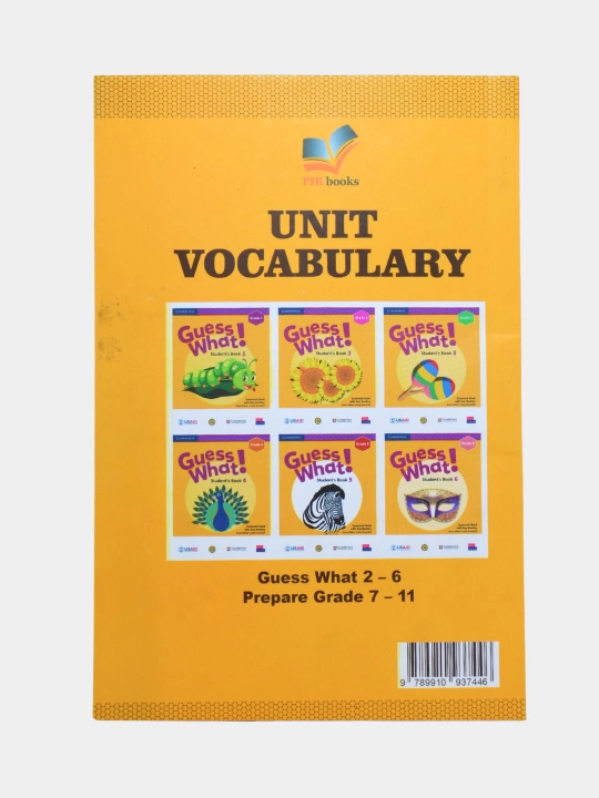 Unit Vocabulary — Hasanjon Soliyev, ingliz tili lug‘ati, 2–11-sinf, A1–B2