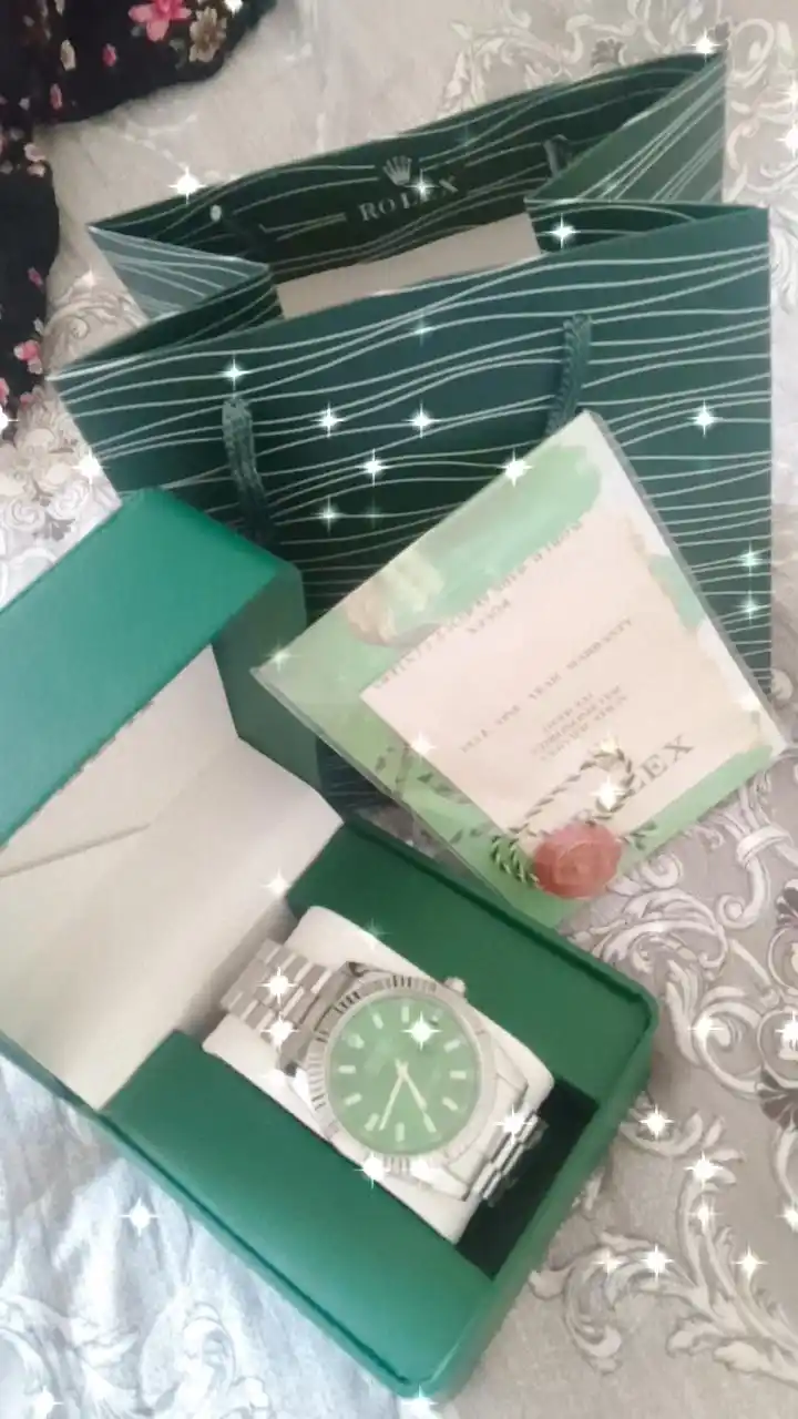 Erkaklar qo'l soati Datejust, kvarts mexanizmli, sovg'a qutisida