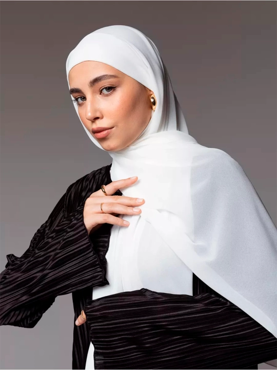 Ayollar sharfi va ro'moli, shifonli, hijob, haj va umra uchun mos