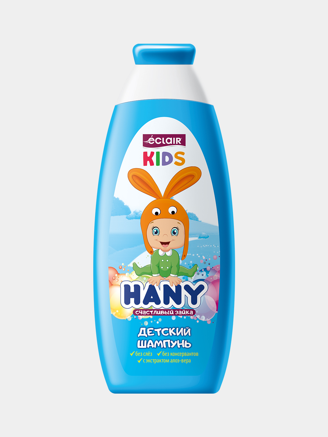 Hany bolalar uchun shampun aloe vera ekstrakti bilan, 240 ml - 
