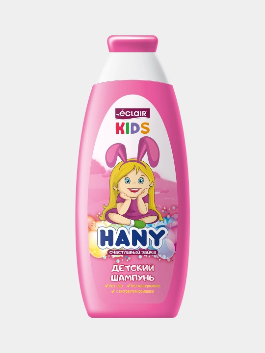 Moychechak ekstrakti bilan Hany bolalar shampuni, 240 ml - 