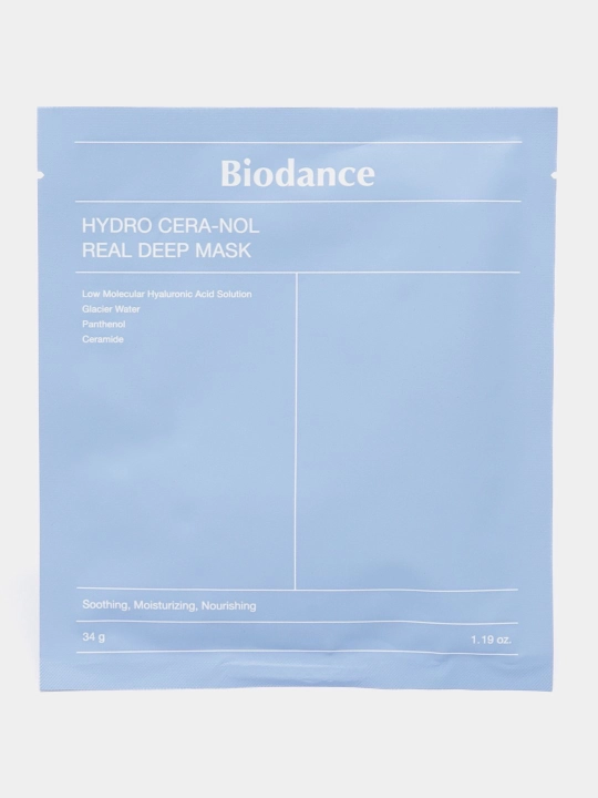Terining elastikligi uchun kollagenli tungi gidrogel niqobi Biodance Mask