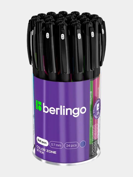 Sharikli qalam Berlingo "Color Zone stick", 0,7 mm