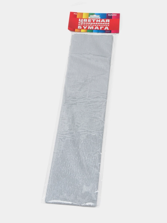 Rangli qog'oz Hatber ijodkorlik uchun, kreplangan, metalllashtirilgan, 50*250 sm
