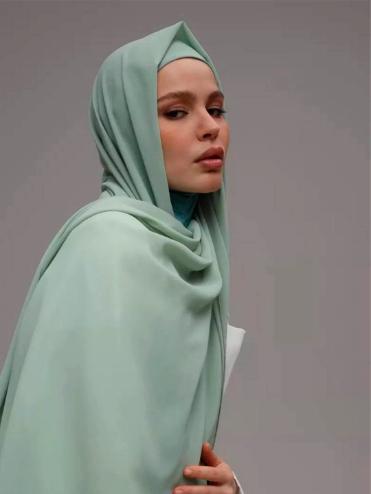 Ayollar sharfi va ro'moli, shifonli, hijob, haj va umra uchun mos