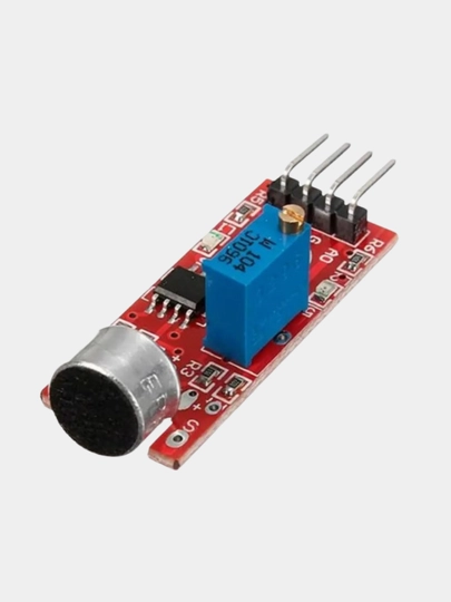 Модуль микрофонного датчика звука KY-037 аналоговый и цифровой — ROBODO-KY037