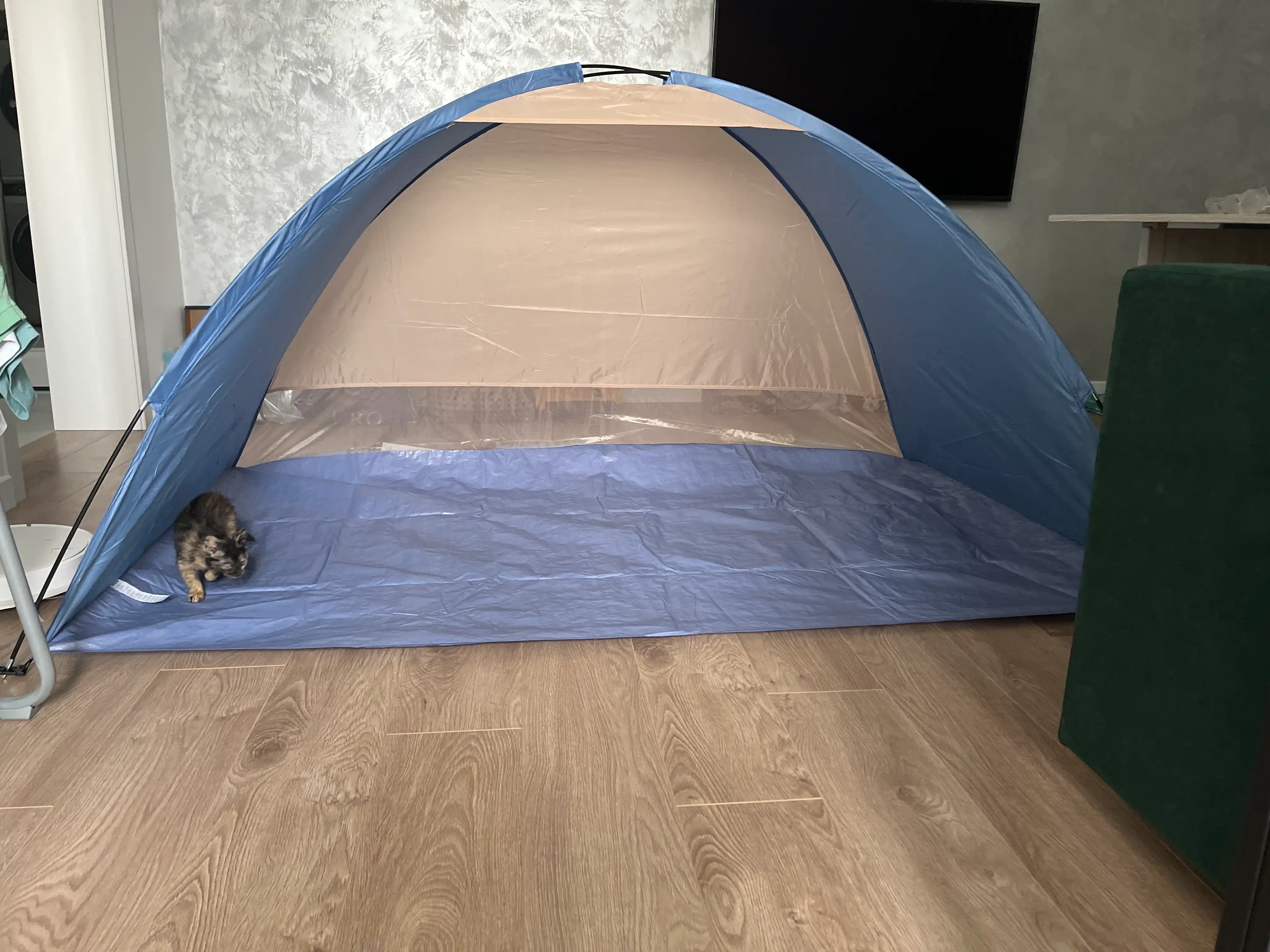 Ikki kishilik chodir Bestway 68105 kanopli, 2 * 1.2 * 95 sm