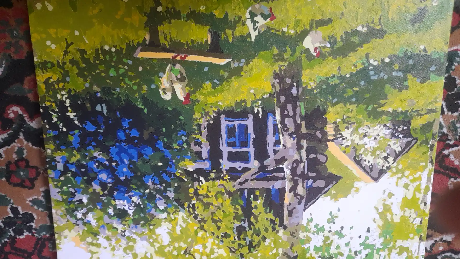 Raqamlar bo'yicha bo'yash "Peyzajlar va tabiat", ramkaga tortilgan, 40 * 50 sm