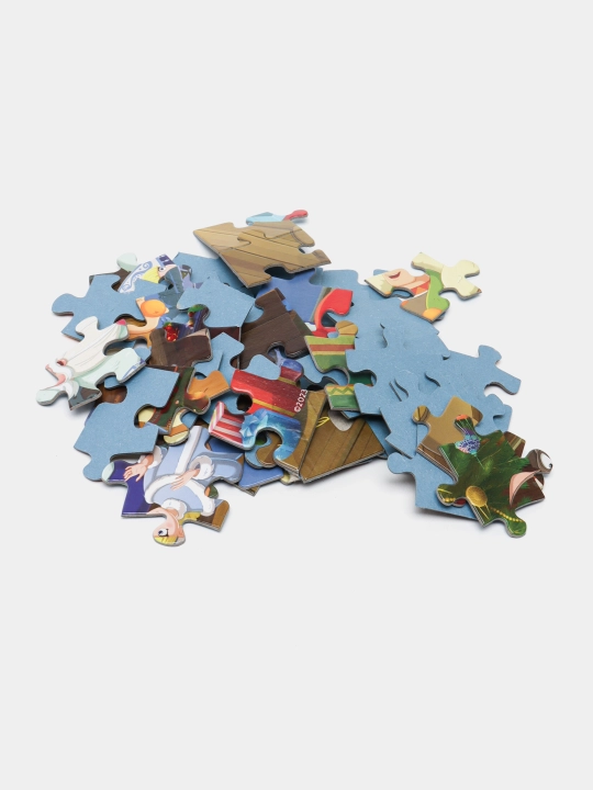 Мозаика "puzzle" 60 "Три богатыря и Пуп Земли" (Мельница)