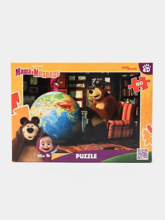 Мозаика "puzzle" 60 "Маша и Медведь (нов.)" (Анимаккорд) - 