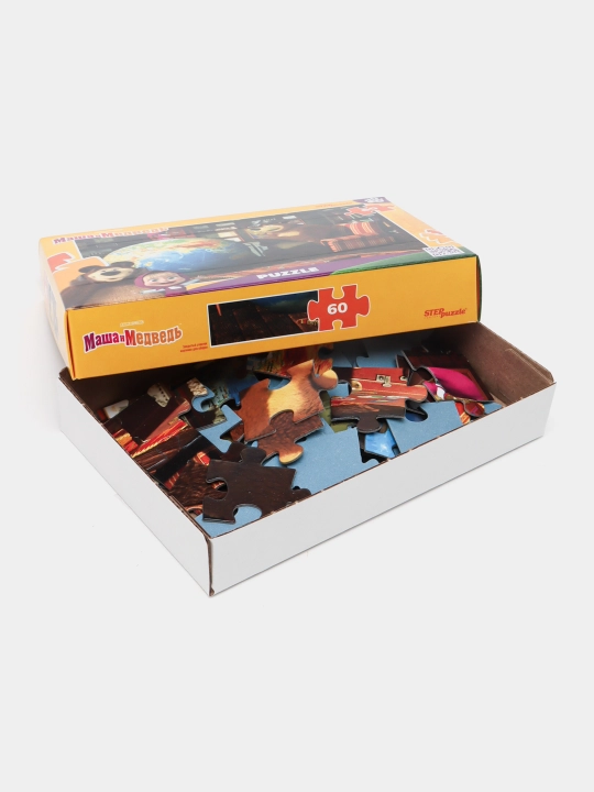 Мозаика "puzzle" 60 "Маша и Медведь (нов.)" (Анимаккорд)