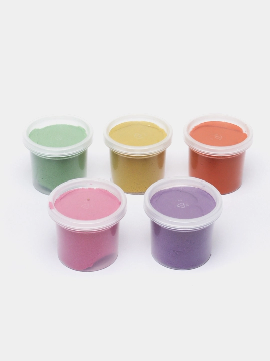 Kamalak qumi, 5 rang to`plami, 140 g, ramekin, PT-016 - 