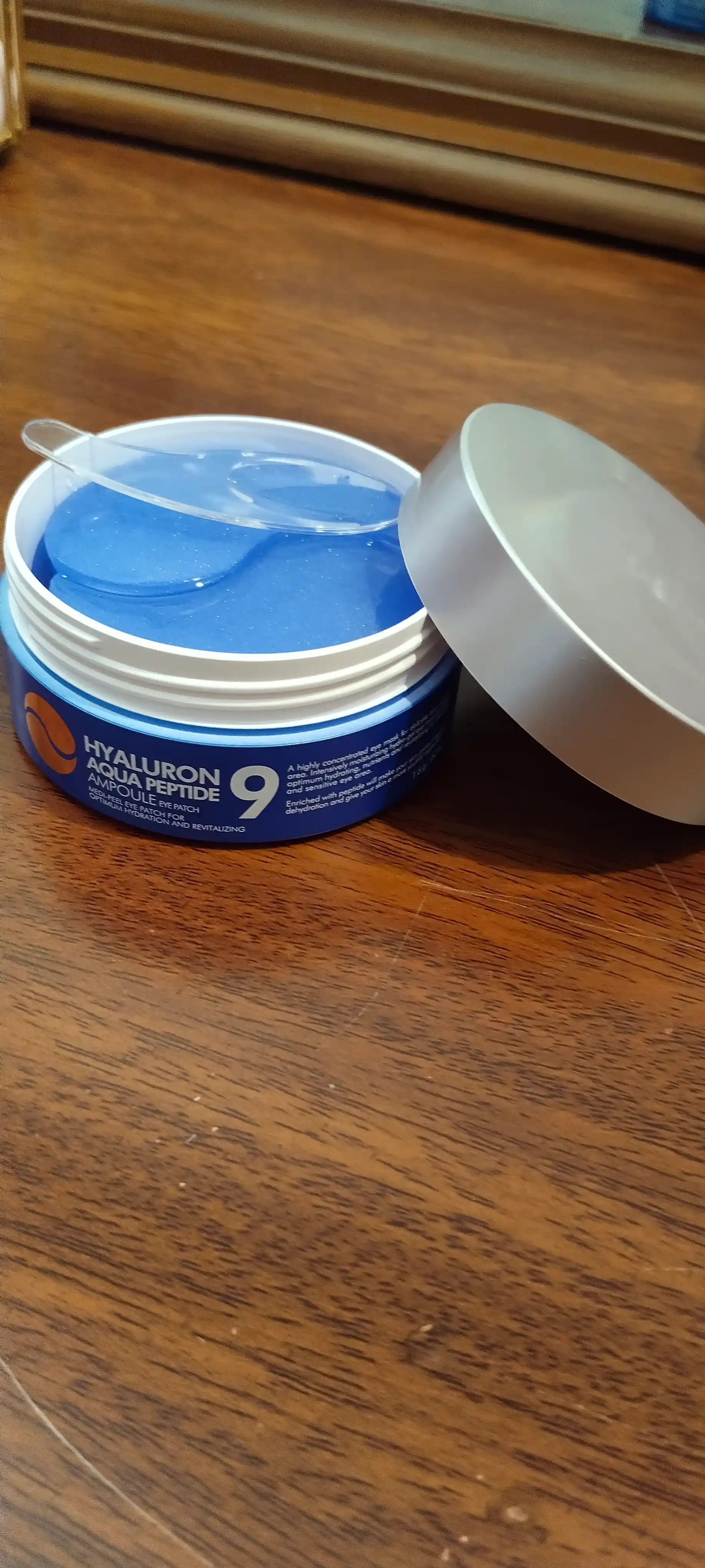 Ko'z uchun patchlar, MEDIPEEL+, Hyaluron Peptide 9, Aqua, Cica, Rose, Volume lifting, Dark benone, 60 dona