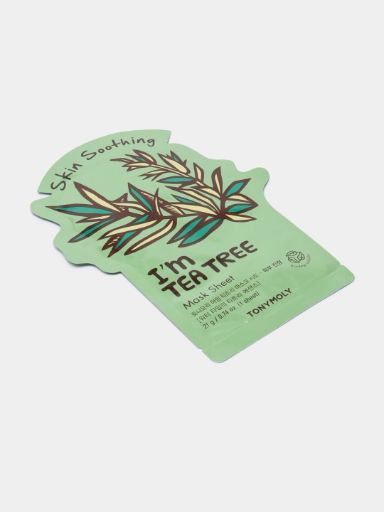 Yuz uchun niqob TonyMoly Im tea tree, tinchlantiruvchi, 21 ml