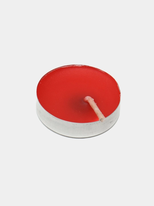 Tea Lights dekorativ aromatik choy shamlari aylana shaklida 50 dona