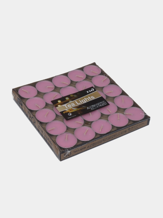 Tea Lights dekorativ aromatik choy shamlari aylana shaklida 50 dona