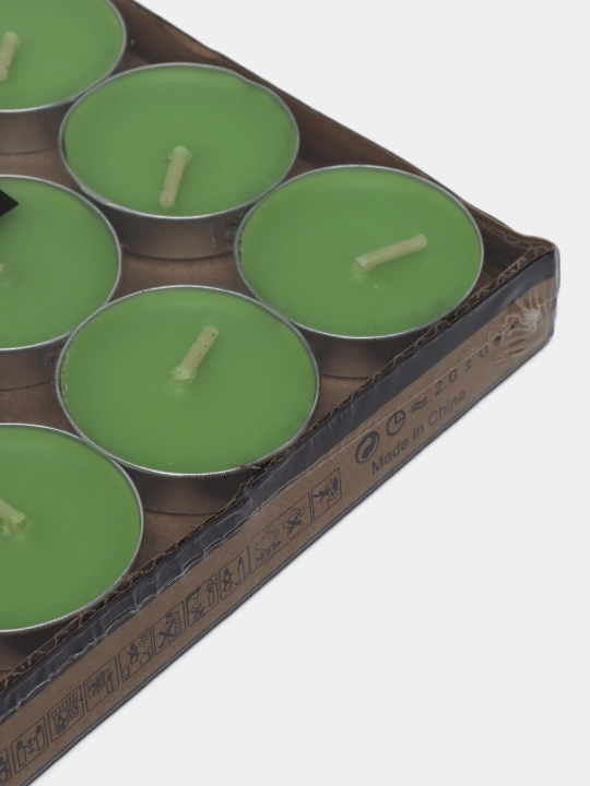 Tea Lights dekorativ aromatik choy shamlari aylana shaklida 50 dona
