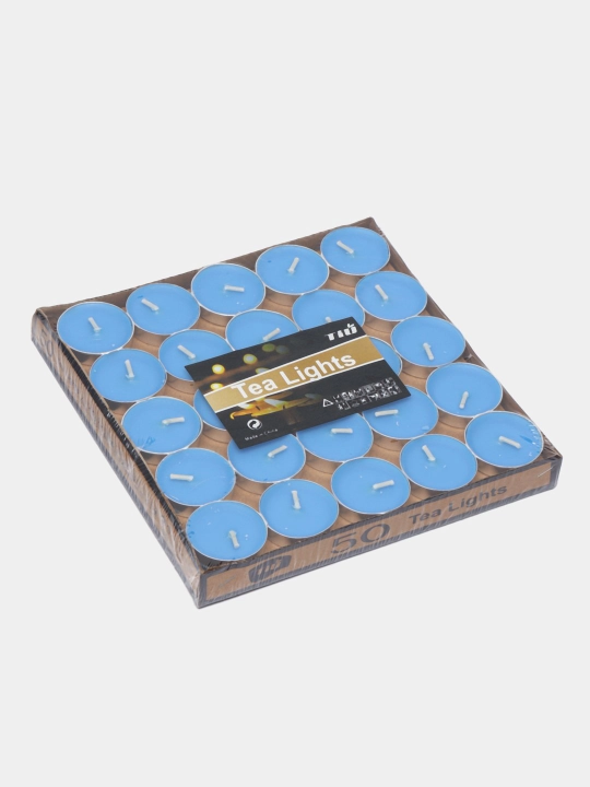 Tea Lights dekorativ aromatik choy shamlari aylana shaklida 50 dona
