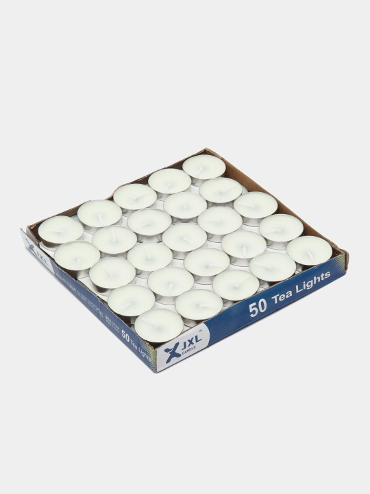 Tea Lights dekorativ aromatik choy shamlari aylana shaklida 50 dona