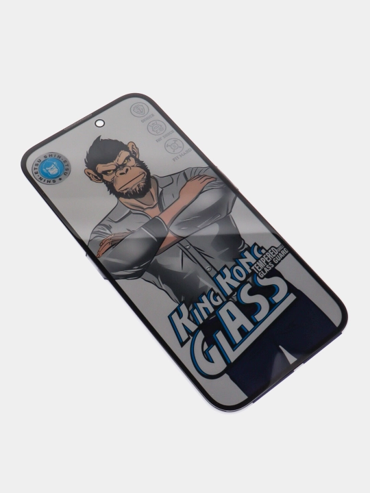 Защитное стекло aнтишпион, для iPhone 14 Pro, 14 Pro Max KingKong Glass