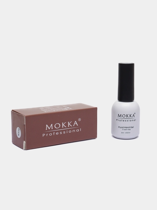 Rangli gel lak suyuq poligel Opal MOKKA, UV/LED chiroqda quriting, 8 ml