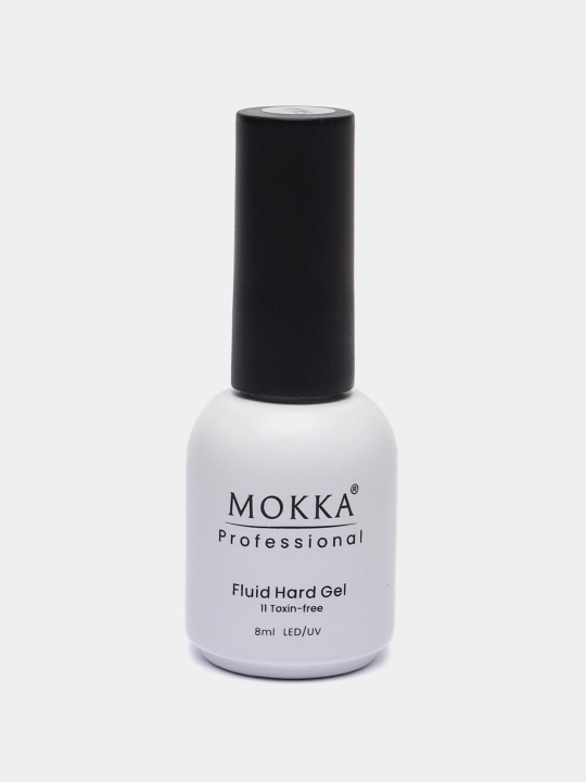 Rangli gel lak suyuq poligel Opal MOKKA, UV/LED chiroqda quriting, 8 ml