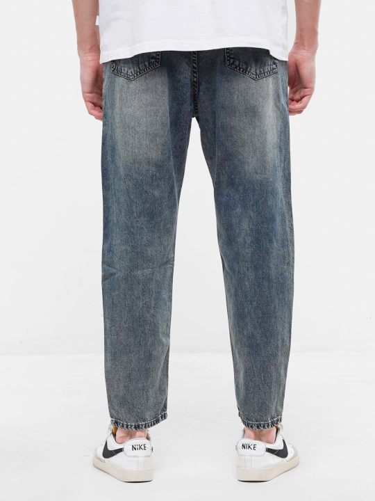 Erkaklar boyfriend jinsisi CJ Pleated Tapered Fit Jeans