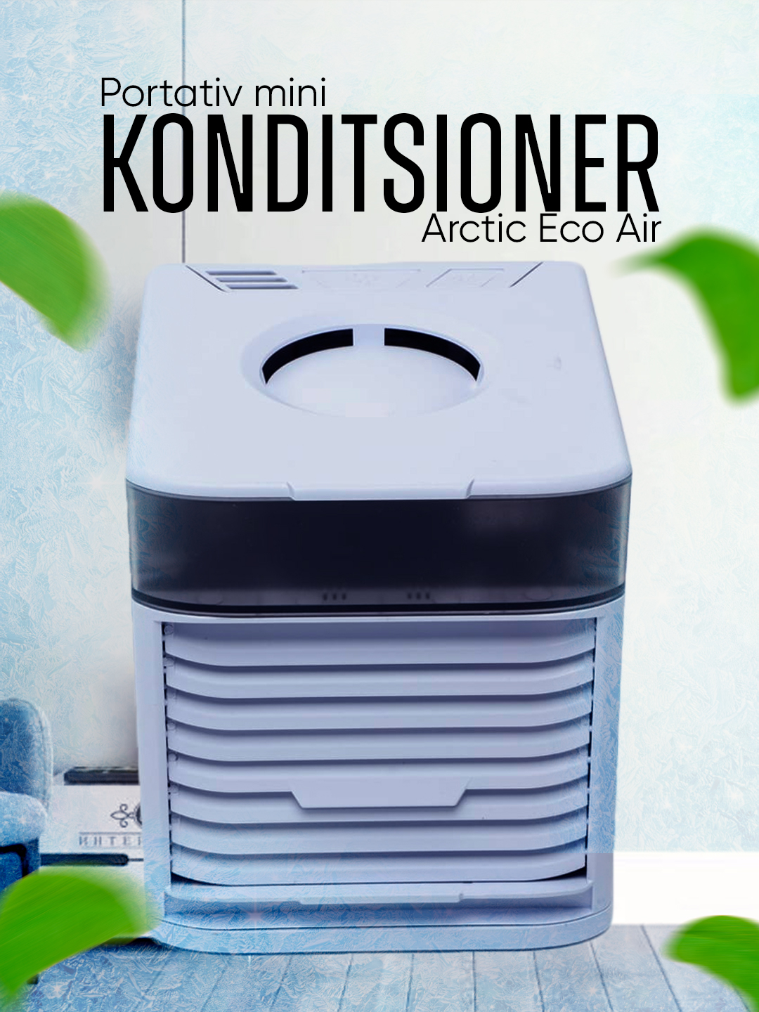 Портативный мини кондиционер Arctic Eco Air с функцией увлажнения, 3 в ...