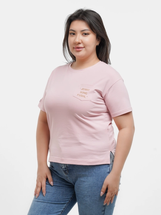 Ayollar futbolkasi, L-XXL o'lchamiga mos keladi - 