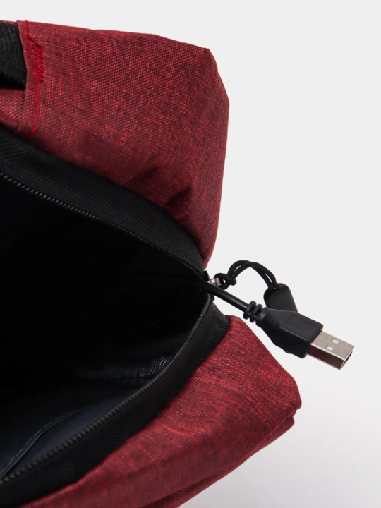 Рюкзак многофункциональный для ноутбука и документов, с USB-портом для зарядки