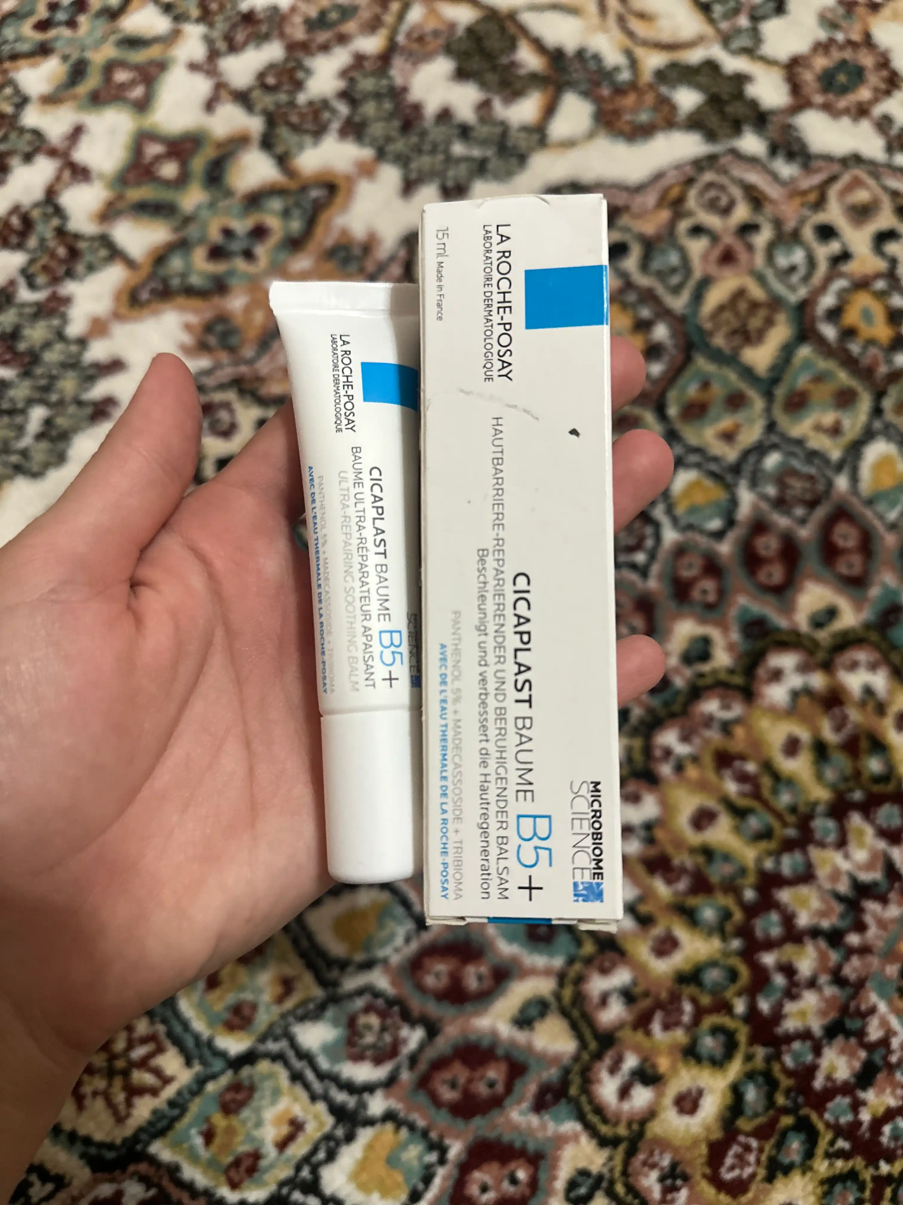 Tinchlantiruvchi ko'p regenerativ balzam LA ROCHE-POSAY CICAPLAST B5+, 15 ml