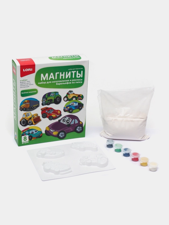 Magnit figuralar "Qiziqarli mashinalar"