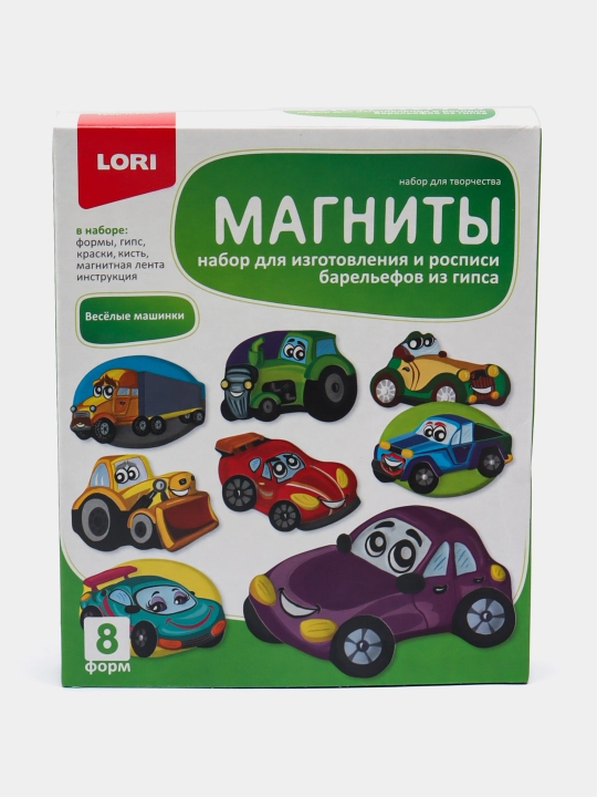 Magnit figuralar "Qiziqarli mashinalar"