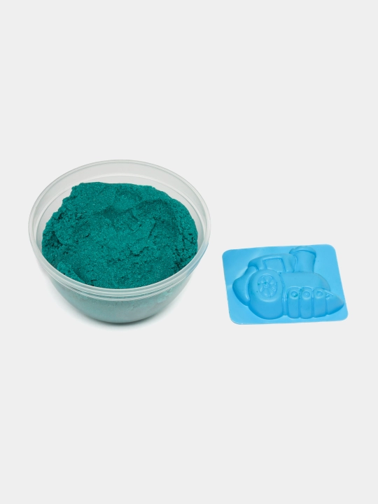 Qum plastilin Zumrad 250 gr, qolip 
