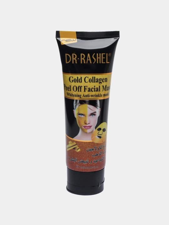 Ajinlarga qarshi oltin yuz uchun niqob Dr.Rashel, 120 ml