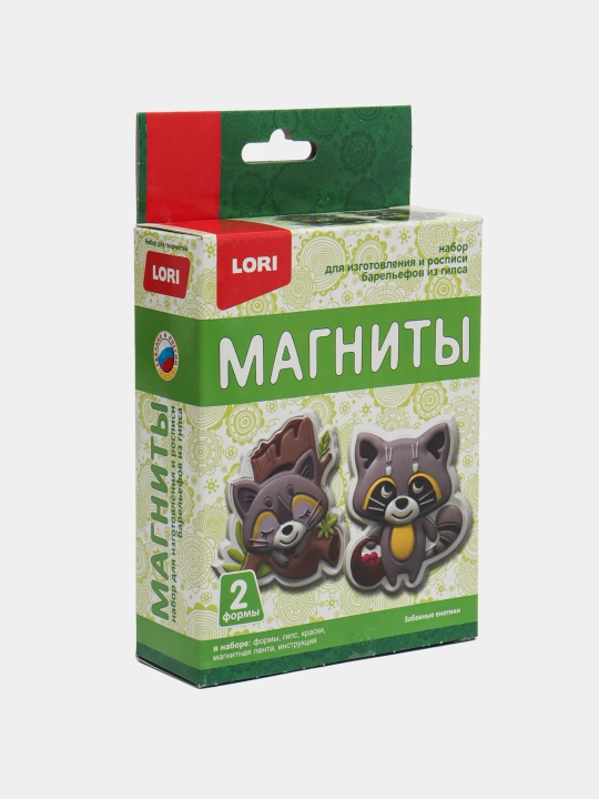 Магниты из гипса "Забавные енотики" Пз/Г-013 - 
