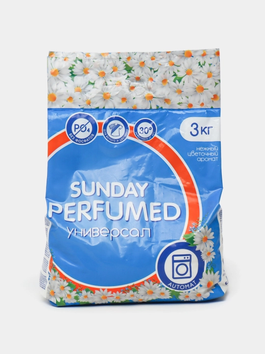Стиральный порошок Sunday Perfumed Universal, автомат, 3 кг - 