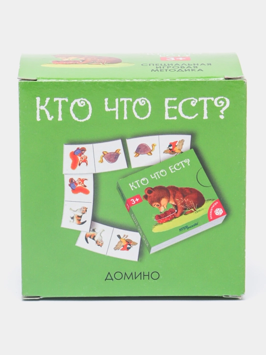 Развивающий комплект для детей Step Puzzle, кто что ест?, 1 шт - 
