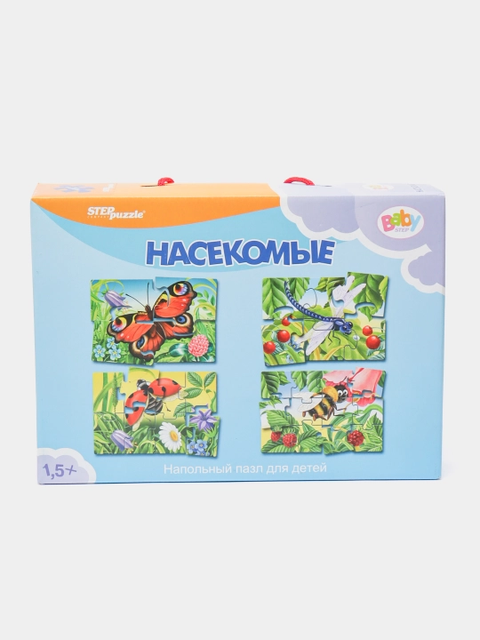 Мозаика для детей Step Puzzle Baby Step, насекомые, 1 шт - 